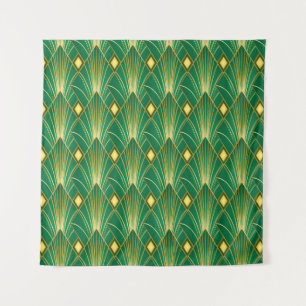 Tenture Élégance orientale : papier peint Art déco