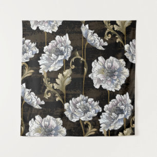 Tenture Elégance Peony : Flèches d'or baroque