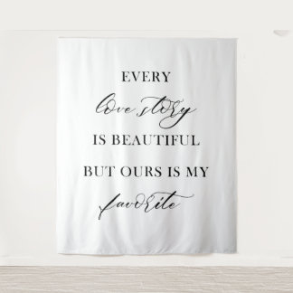 Tenture Elegant Boho Floral Wedding Tapestry Backdrop 