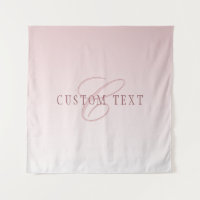Élégant lettrage et monogramme | Rose Ombre