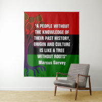 Élégant Marcus Garvey TREE SANS RACINE