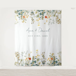 Tenture Élégant Mariage Fleur sauvage