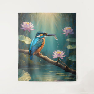 Tenture Élégant oiseau de martin-pêcheur