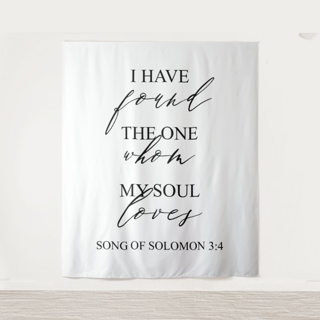 Tenture Elegant Wedding Backdrop Tapestry (Devant)