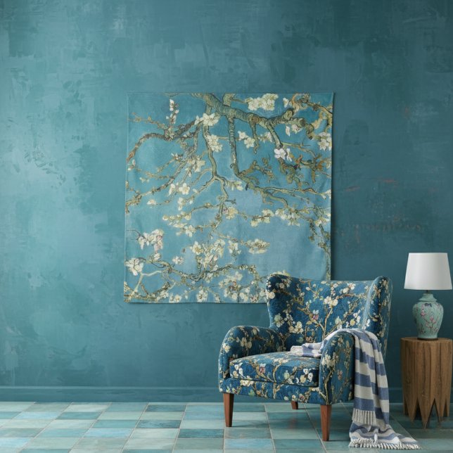 Tenture Élégante Impression Floral Art Décor Van Gogh (Créateur téléchargé)