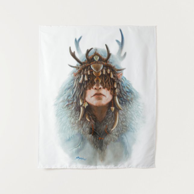 Tenture Elf Shaman (Devant)