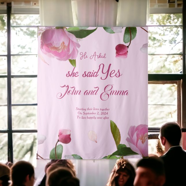 Tenture Elle A Dit Oui (Créateur téléchargé)