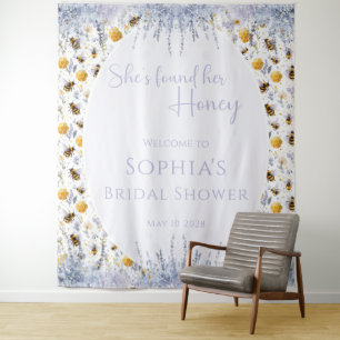 Tenture Elle a trouvé son décor de fond de fête de mariage
