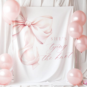 Tenture Elle est en train de lier la Fête des mariées de n