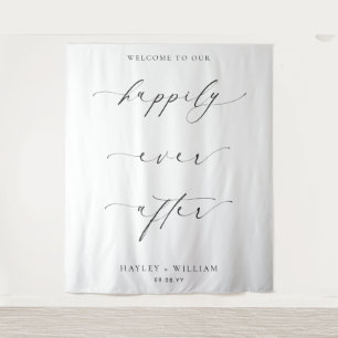 Tenture Ellesmere Bienvenue Heureux Jamais Après Mariage