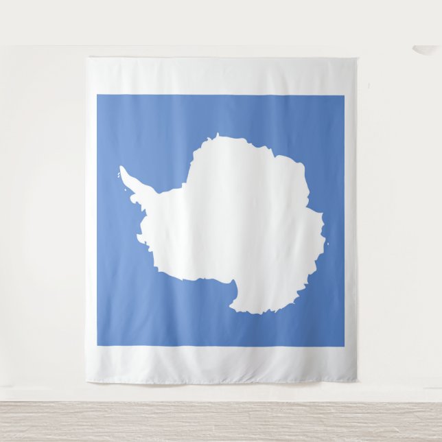 Tenture Emblème du drapeau de l'Antarctique (Devant)