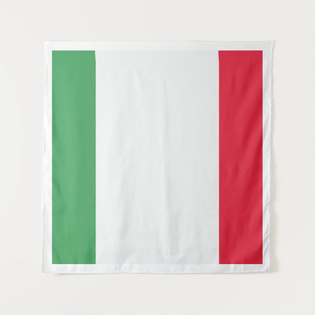 Tenture Emblème du drapeau italien (Devant)
