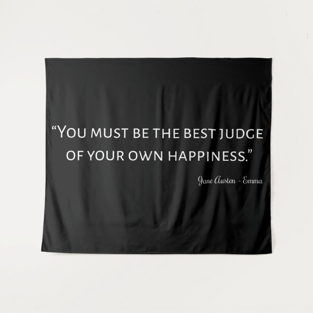 Tenture Emma De Jane Austen Citation I (Devant (Horizontal))
