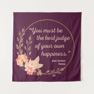 Tenture Emma De Jane Austen Citation I - Style Cute