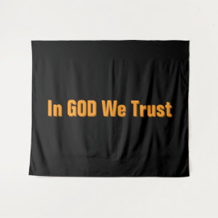 Tenture En DIEU Nous Avons Confiance