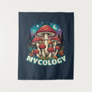 Tenture Enchanted Forest Mushroom Art