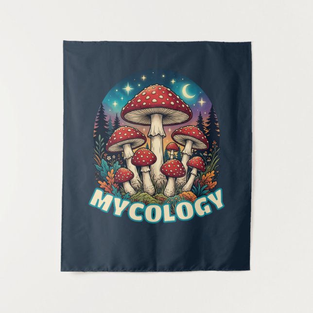 Tenture Enchanted Forest Mushroom Art (Devant)