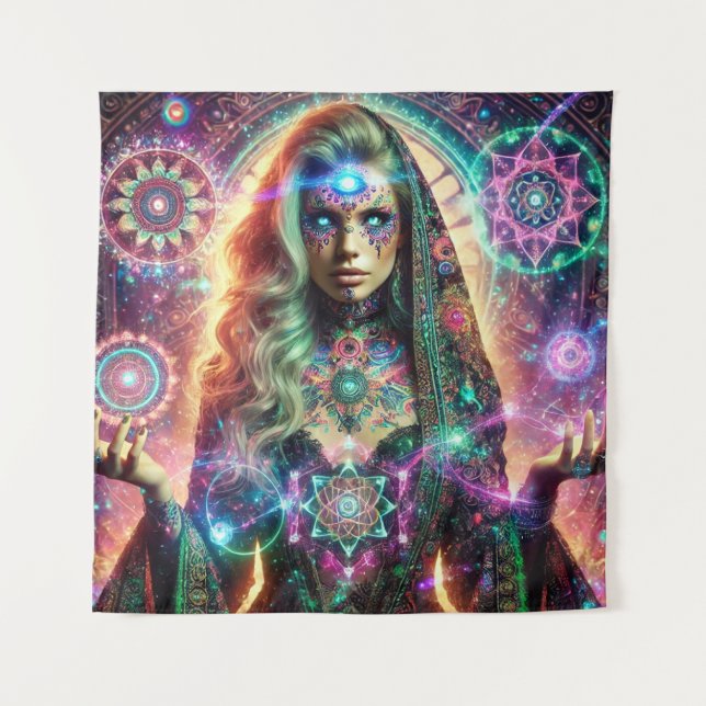 Tenture Enchanter la déesse (Devant)