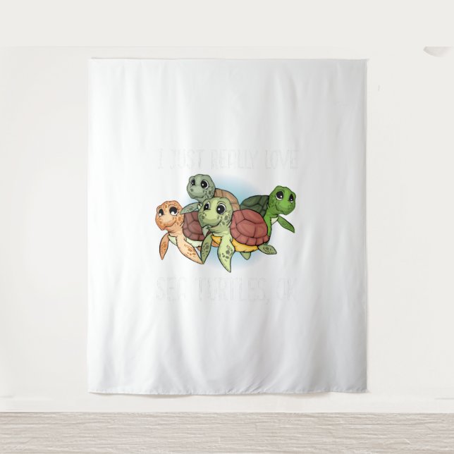 Tenture Enfants Cadeaux de tortues marines Femmes Tortues  (Devant)