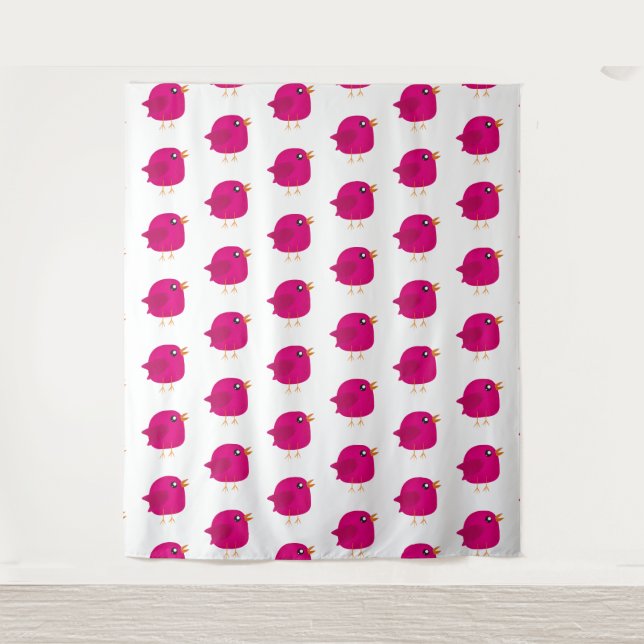 Tenture Enfants mignonette birdy (Devant)