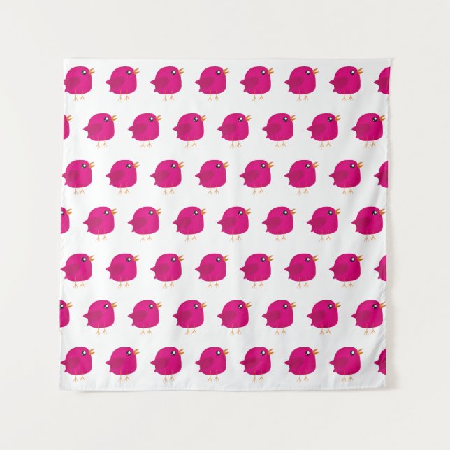 Tenture Enfants mignonette birdy (Devant)