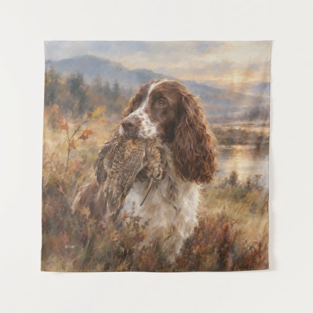 Tenture English Springer Spaniel  (Devant)