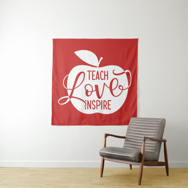 Tenture Enseignez l'amour inspirent (En situation)