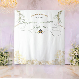 Tenture Ensemble Nous Sommes Infinis Mariage Sage Vert Or