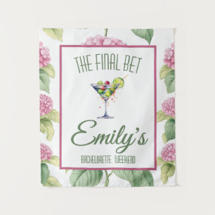 Tenture Enterrement de vie de jeune fille à Las Vegas