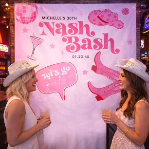 Tenture Enterrement de vie de jeune fille Nash Bash Rodeo