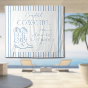 Tenture Enterrement de vie de jeune fille Western Cowgirl