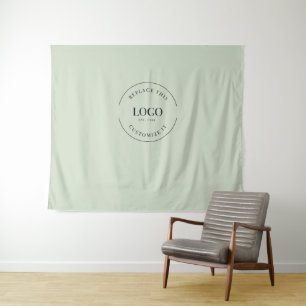 Tenture Entreprise de toile de fond avec logo personnalisé