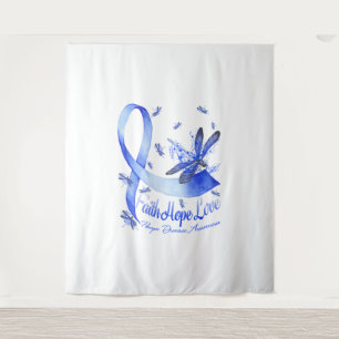 Tenture Équipe cycliste Faith Hope Love Pompe Disease