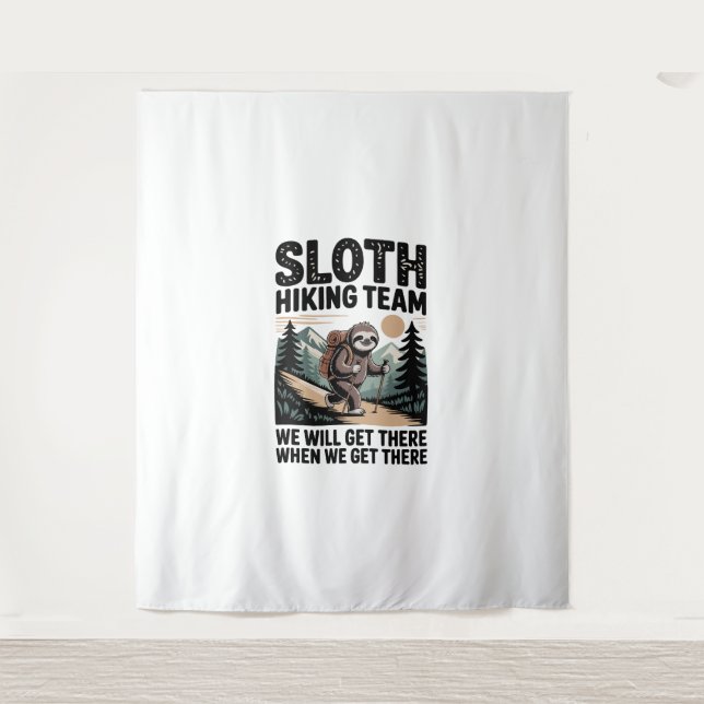 Tenture Équipe de Randonnée de fentes lente et stable (Devant)