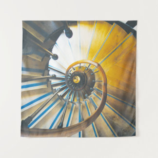 Tenture Escalier spiral de l'Arc de Triomphe à Paris