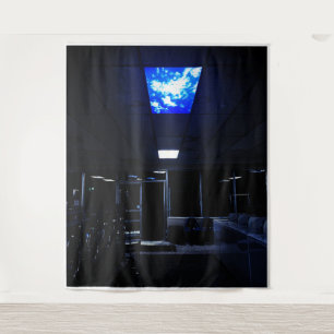 Tenture esthétique des arrière-salles espace liminal aband
