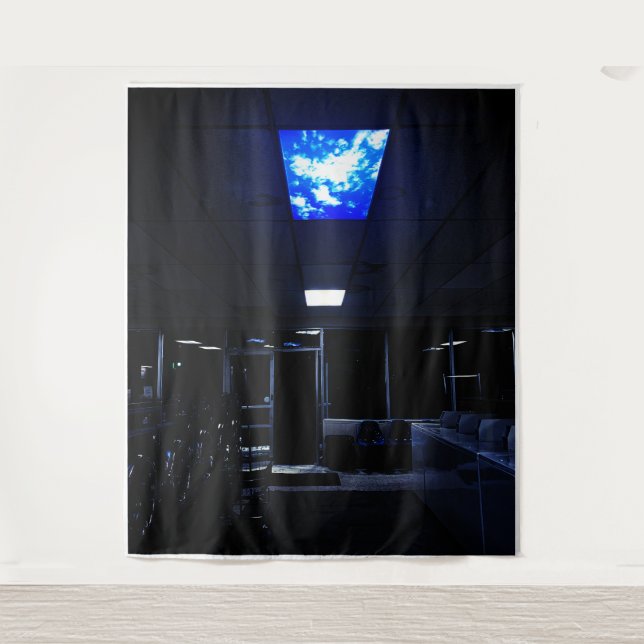 Tenture esthétique des arrière-salles espace liminal aband (Devant)