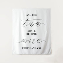 et les deux deviendront une seule chair — mariage