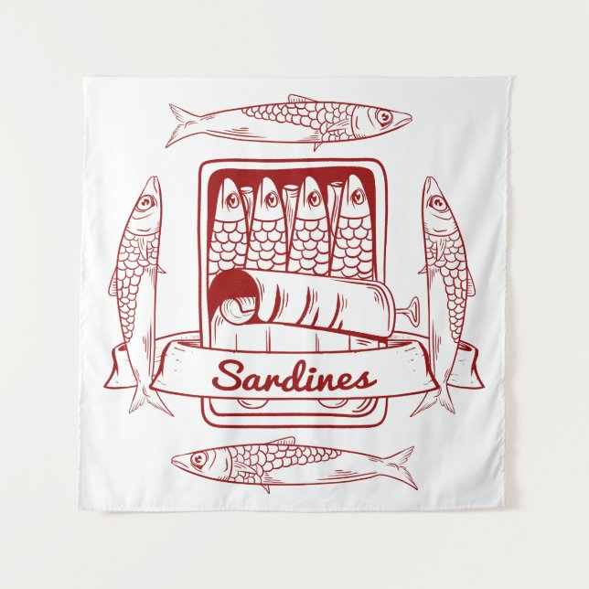 Tenture Étanchéité des sardines (Devant)