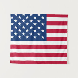 Tenture États-Unis Drapeau américain étoiles et rayures