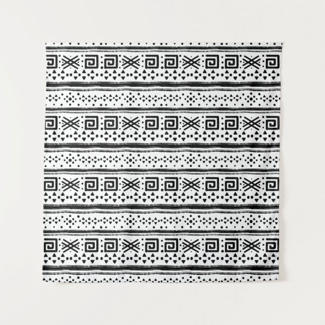 Tenture Ethnic Boho Tribal Art Print (Devant)