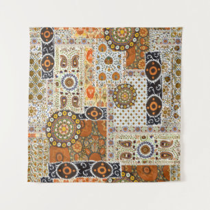 Tenture Ethnic Digital Abstrait : Motif sans faille