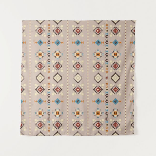 Tenture Ethnic seamless pattern (Devant)
