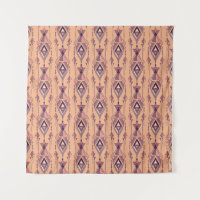 Ethnique tribale : Aztec Mexicain sans couture Vin