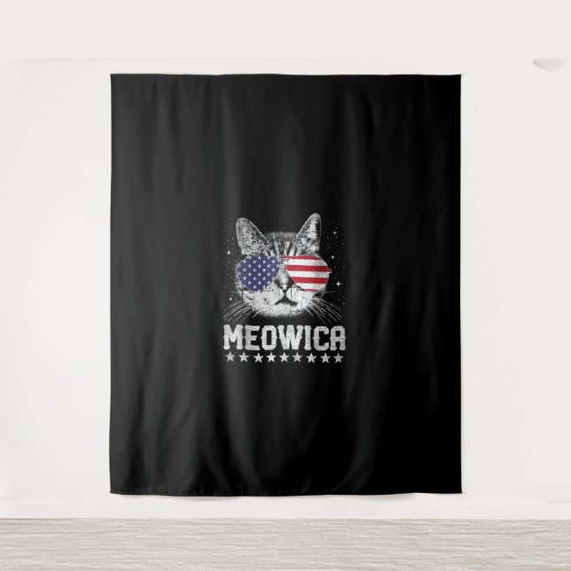 Tenture Étoiles de Meowica (Devant)