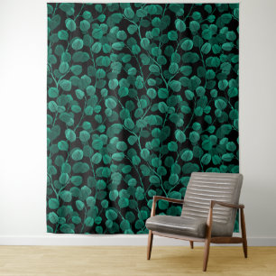 Tenture Eucalyptus noir