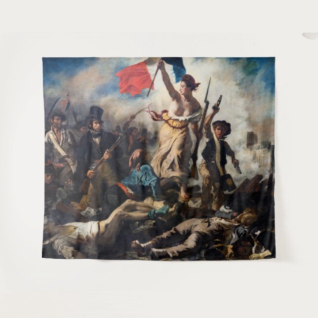 Tenture Eugene Delacroix - La Liberté guidant le peuple (Devant (Horizontal))