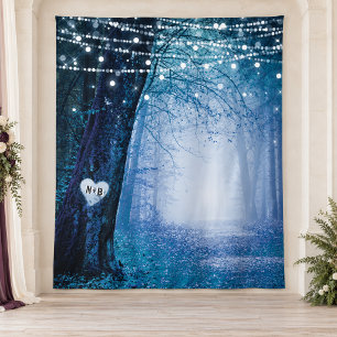 Tenture Evermore Décor de fond de mariage Forêt Enchanté