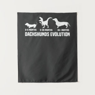 Tenture Évolutions de Dachshund