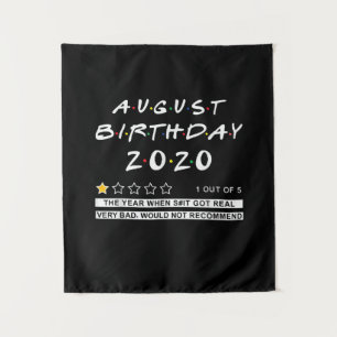 Tenture Examen 2020 août Anniversaire Très Mauvais